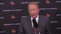 Louisville interim president Greg Postel talks about Rick Pitino, Tom Jurich