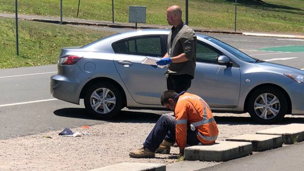 One of the men arrested during a planned police operation in Centennial Park.