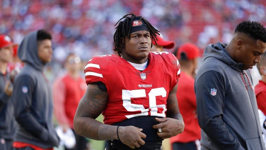 San Francisco 49ers linebacker Reuben Foster was arrested Sunday and booked at the Santa Clara County Department of Correction.