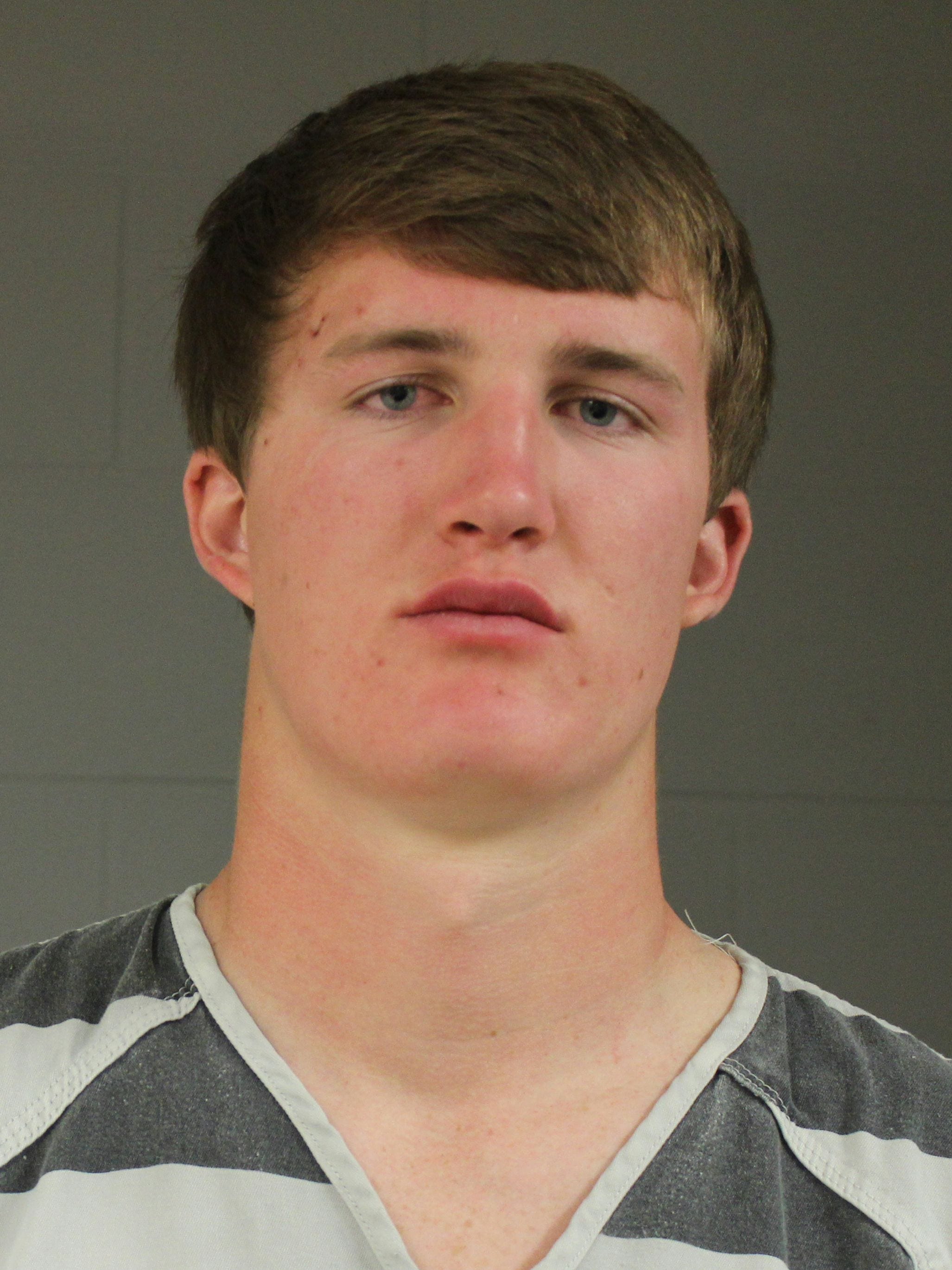 Augustana University athlete Peyton Zabel was arrested Saturday morning and charged with first-degree burglary.