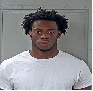 MTSU football player Reginald Cobb was arrested on a rape charge on November 11, 2019.