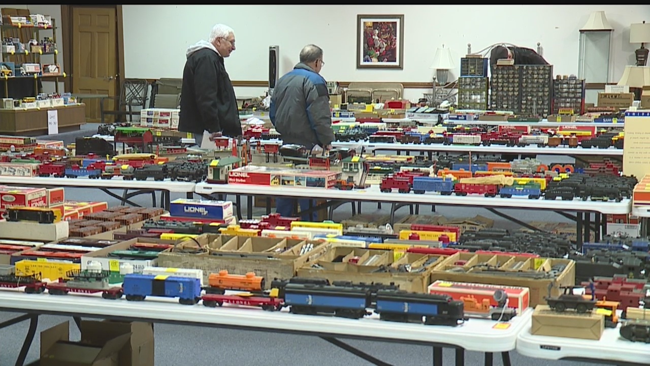 Thumbnail for the video titled "Extensive post-war model train collection up for auction in North Lima"