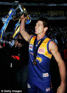 Cousins after the 2006 AFL Grand Final