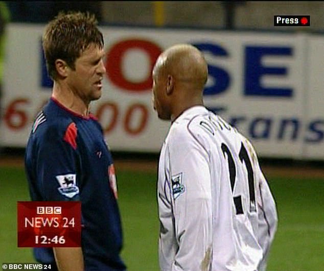 Diouf also had a nasty habit of spitting, including in the face of Portsmouth's Arjan de Zeeuw