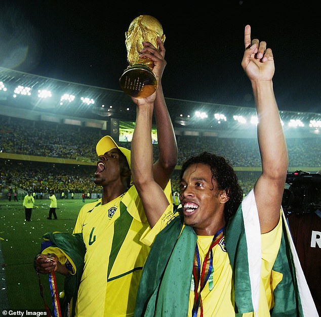 His jailing was a huge fall from grace for the Brazil legend, who won the World Cup in 2002