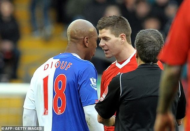 Ex-team-mates El-Hadji Diouf and Steven Gerrard had a long-standing dislike for each other