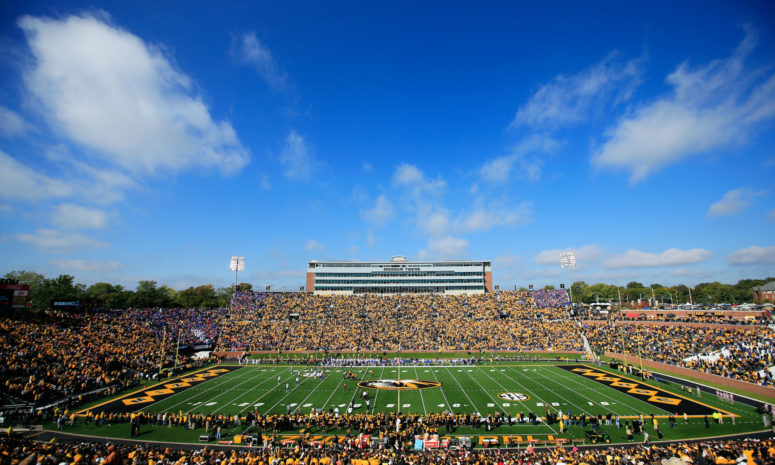 A general view of Missouri's football field.