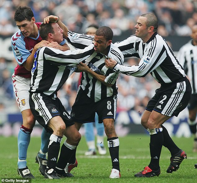 Dyer said people would ask him if his fight with Lee Bowyer at Newcastle was to do with racism