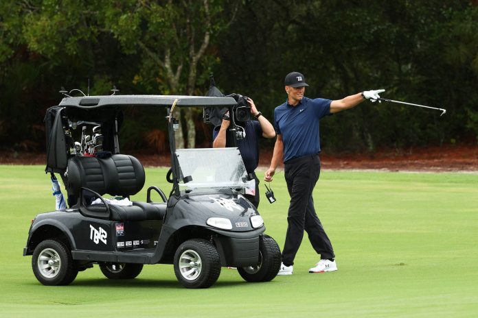 Tampa Bay Buccaneers quarterback Tom Brady during 